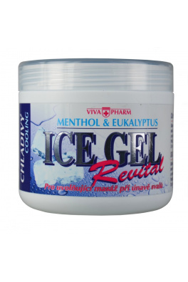 VIVACO Ice gel s eukalyptovým olejem a mentholem VIVAPHARM 500 ml