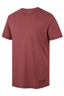 Pánské bavlněné triko HUSKY Tee Base M dark bordo