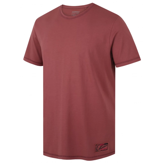 Pánské bavlněné triko HUSKY Tee Base M dark bordo