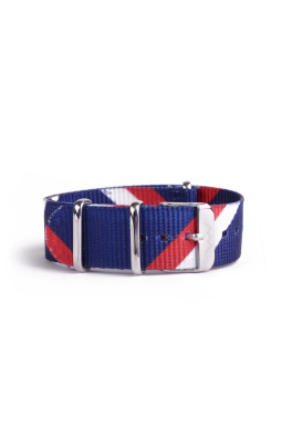 Nylonový pásek VUCH Silver Blue Red