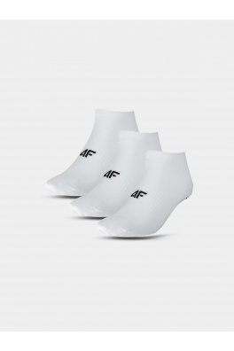 Pánské ponožky casual pod kotník (5pack) 4F - bílé