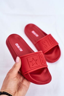 Dětské módní pantofle Big Star - červené