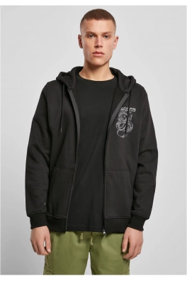 Pánská mikina Dragons Never Die Heavy Zip Hoody černá