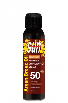 VIVACO Suchý opalovací olej s BIO arganovým olejem SPF 50 SUN VITAL 100 ml