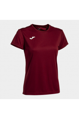 Dámské triko Joma Combi Woman Shirt S/S Burgundy