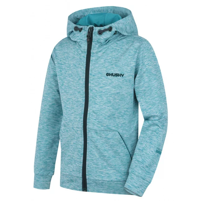 Dětská mikina s kapucí HUSKY Alony K fd. turquoise