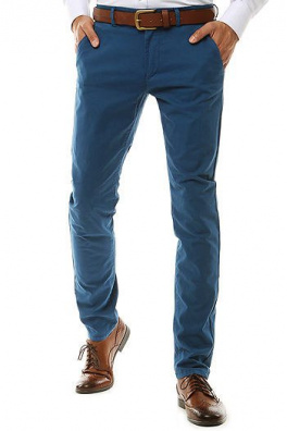 Modré pánské chino kalhoty UX2575