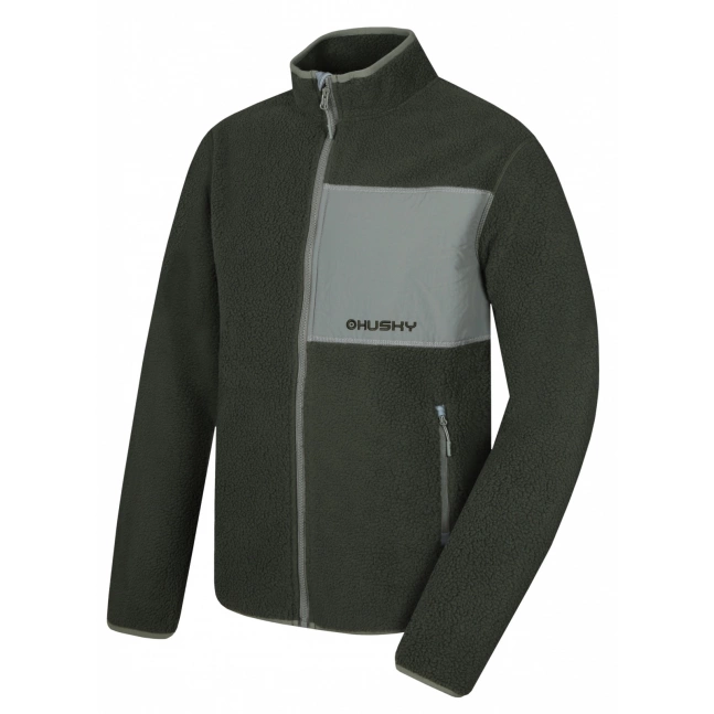 Pánská fleecová mikina Husky Addy Zip M faded green