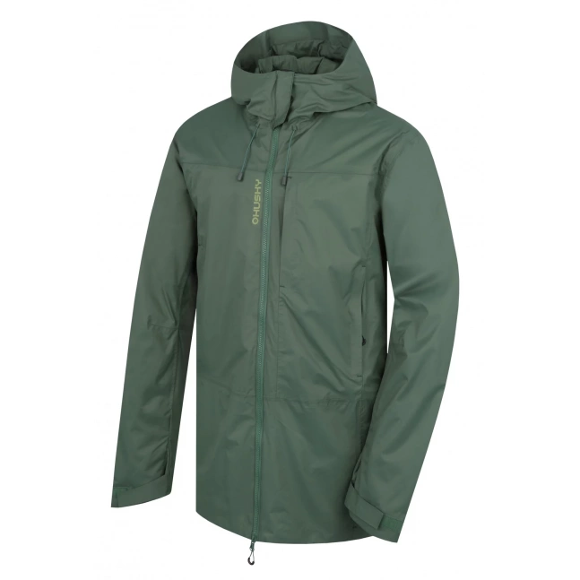 Pánský hardshell kabát Nestia M green