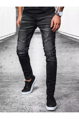 Šedé pánské kalhoty Dstreet UX3917