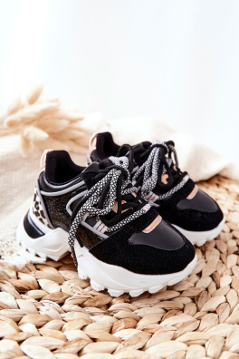 Children's Sport Shoes Sneakers Black Rommie