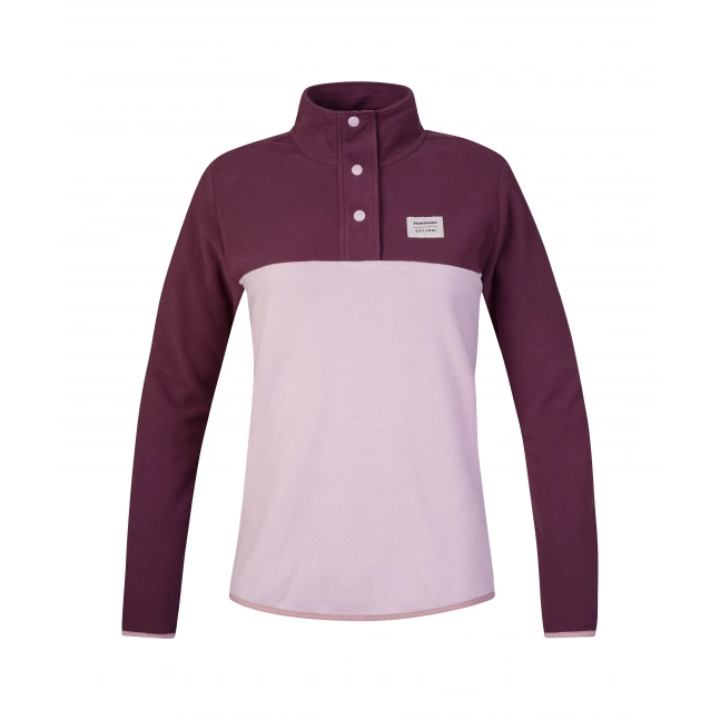 Dámská hřejivá fleece mikina Hannah NUKA fig/violet ice