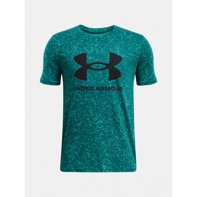 Chlapecké tričko Under Armour SPORSTYLE LOGO AOP SS