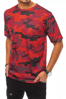 Červené pánské tričko Dstreet RX4694