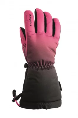 DĚTSKÉ LYŽAŘSKÉ RUKAVICE RELAX PUZZY RR15J pink