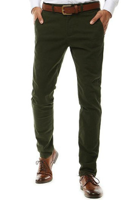 Zelené pánské chino kalhoty UX2584