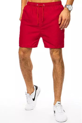 Červené pánské plavecké šortky Dstreet SX1320
