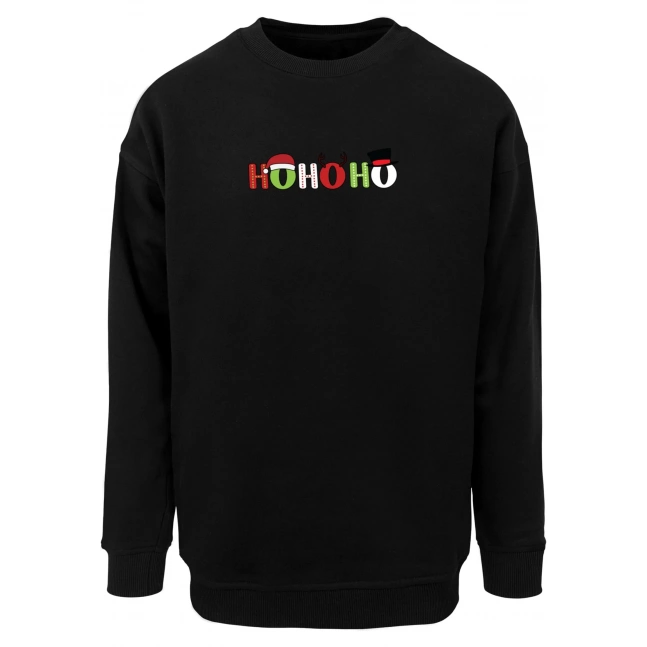 Pánská mikina Merchcode Christmas Ho Ho Ho Crewneck