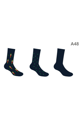 Pánské ponožky A48 (balení po třech)