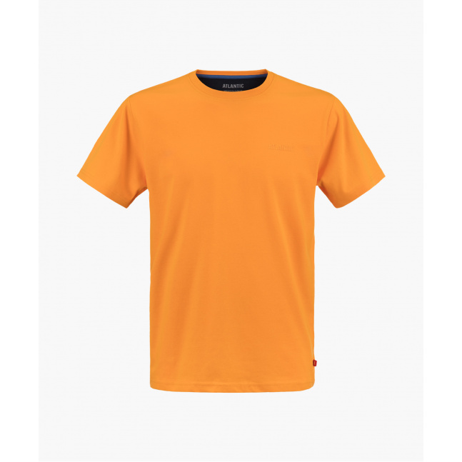 Pánské tričko s krátkým rukávem ATLANTIC - oranžové