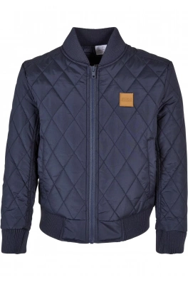 Nylonová bunda pro chlapce Diamond Quilt v námořnickém provedení
