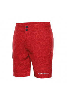Dětské rychleschnoucí kraťasy ALPINE PRO DENIELO crimson varianta pa