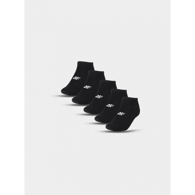 Pánské ponožky casual pod kotník (5pack) 4F - černé