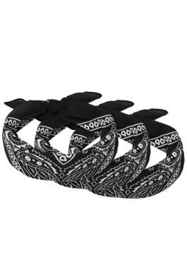 Bandana 3-Pack černá