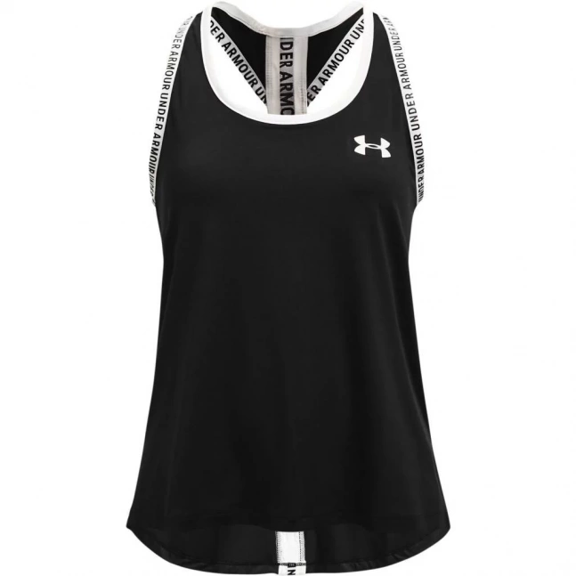 Dětské tílko Under Armour Knockout Tank - černé Dětské tílko Under Armour Knockout Tank - černé