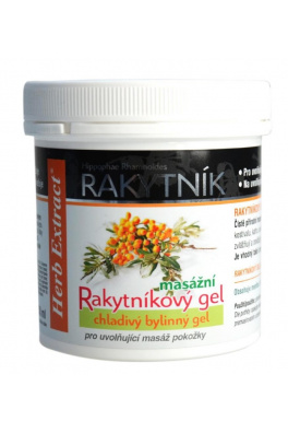 VIVACO Masážní gel s rakytníkovým olejem HERB EXTRACT 250 ml