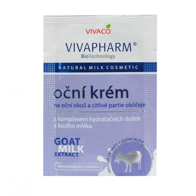 VIVACO Oční krém s kozím mlékem VIVAPHARM - vzorek 4 ml