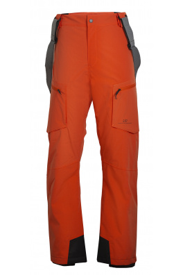 NYHEM - ECO Pánské lehké zateplené lyžařské kalhoty - Flame