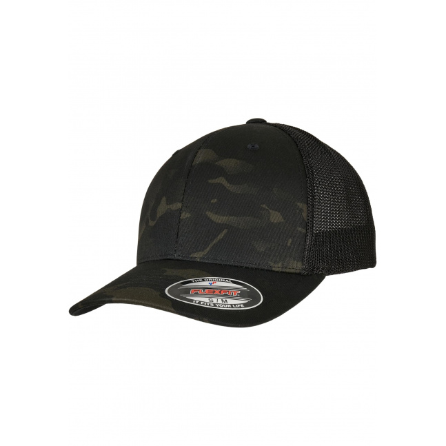 Multicam Trucker Mesh Cap multicam černá