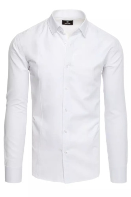 Pánská bílá košile Dstreet DX2097
