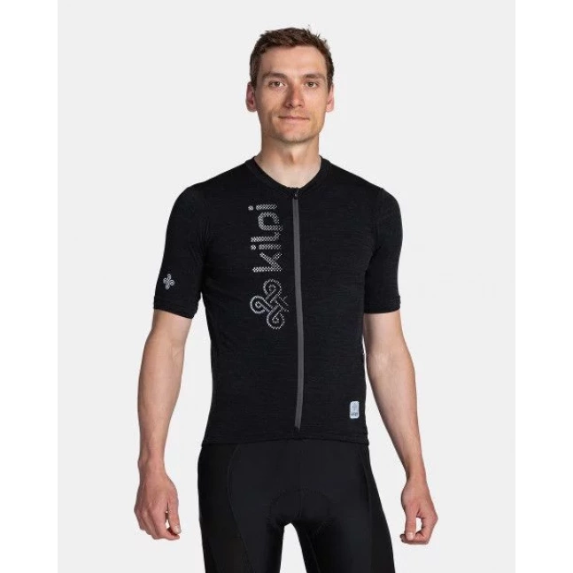 Pánský merino cyklistický dres Kilpi PETRANA-M tmavě šedý