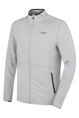 Pánská mikina na zip Tarp zip M lt. grey