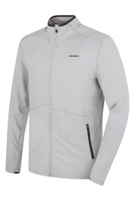 Pánská mikina na zip Tarp zip M lt. grey