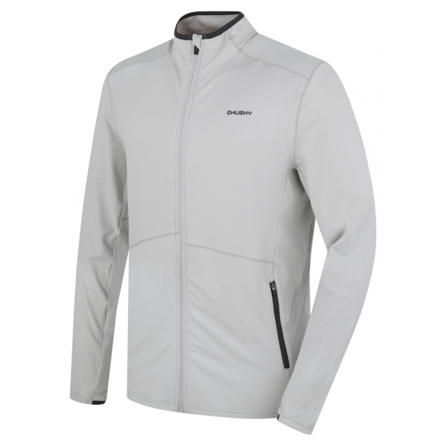 Pánská mikina na zip Tarp zip M lt. grey