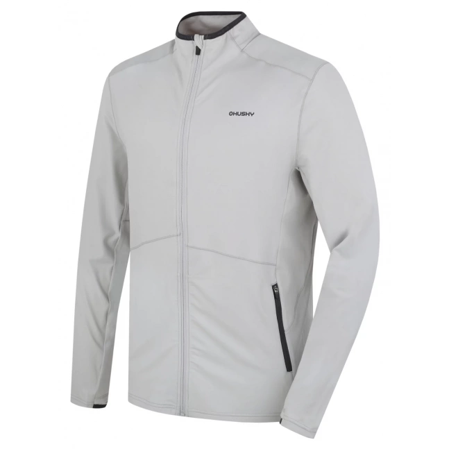 Pánská mikina na zip Tarp zip M lt. grey