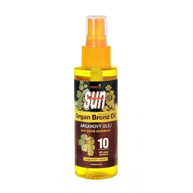 VIVACO Opalovací olej s BIO arganovým olejem SPF 10 SUN VITAL 100 ml