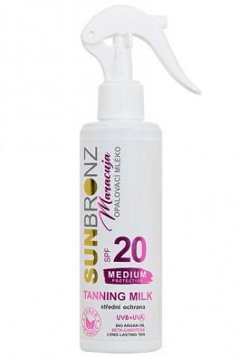 VIVACO Opalovací mléko SPF 20 Maracuja SUNBRONZ 200 ml