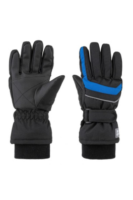 Loap RUFUS Dětské rukavice Černá/Modrá
