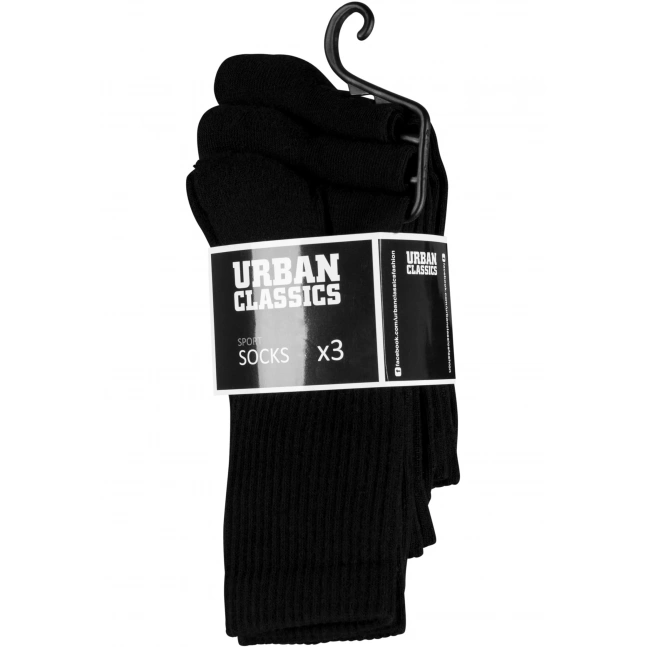 Unisex ponožky Urban Classics Sport Socks 3-Pack