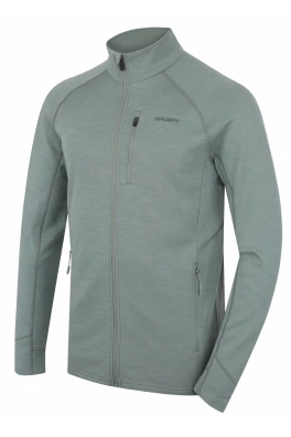 Pánská mikina z merino vlny Husky Alou M faded green