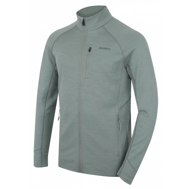 Pánská mikina z merino vlny Husky Alou M faded green