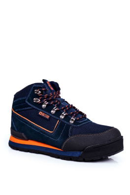 Men's Trekker Shoes Big Star Outdoor Navy Blue GG174199