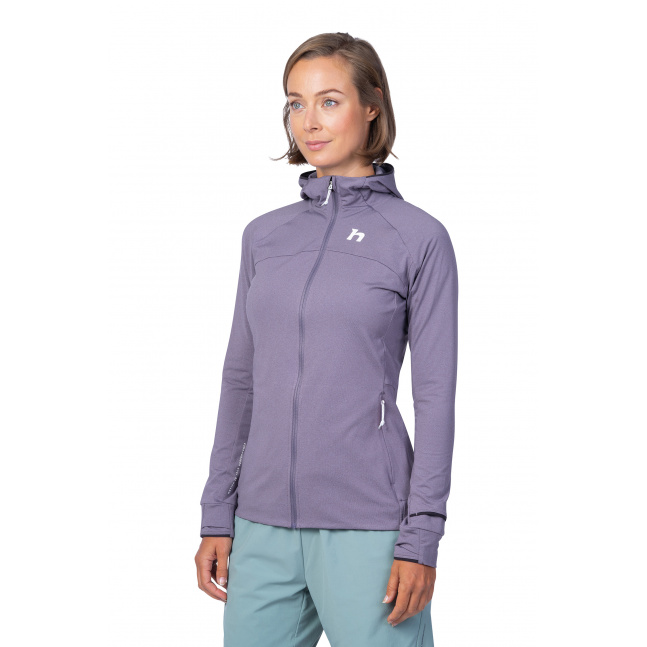 Dámská funkční mikina Hannah ELI HOODY gray ridge mel