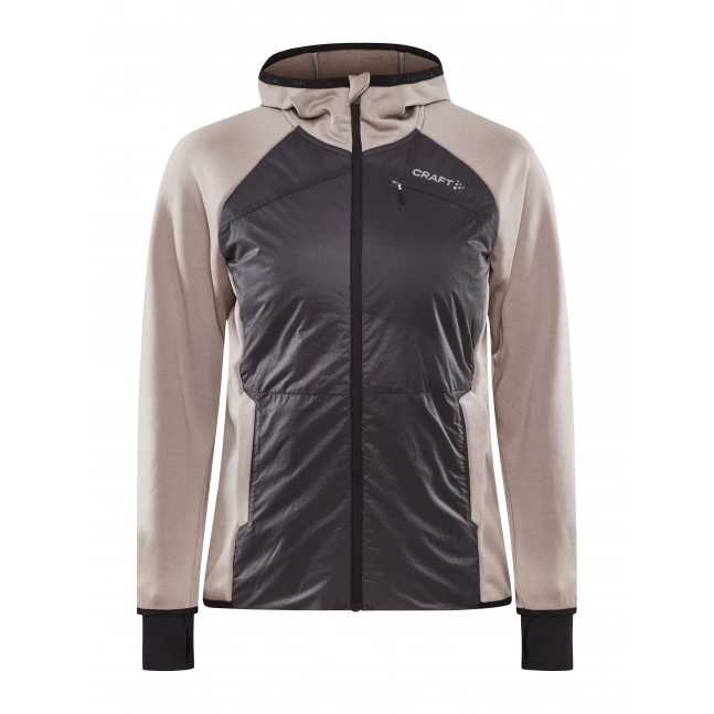 Mikina CRAFT ADV Hybrid hnědá