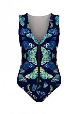 Zip-Up Swimsuit