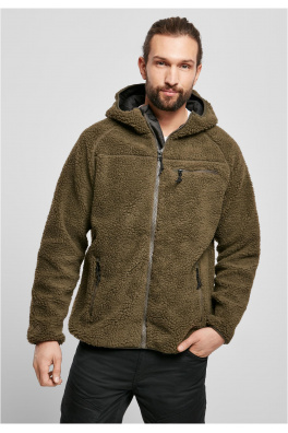 Teddyfleece Worker Jacket olivová